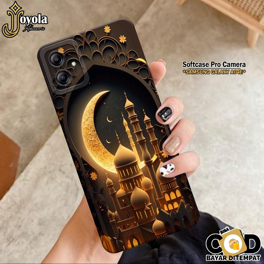Case Samsung Galaxy A04E - JOYOLA - Case Masjid - Softcase Samsung Galaxy A04E - Pro Camera - Casing