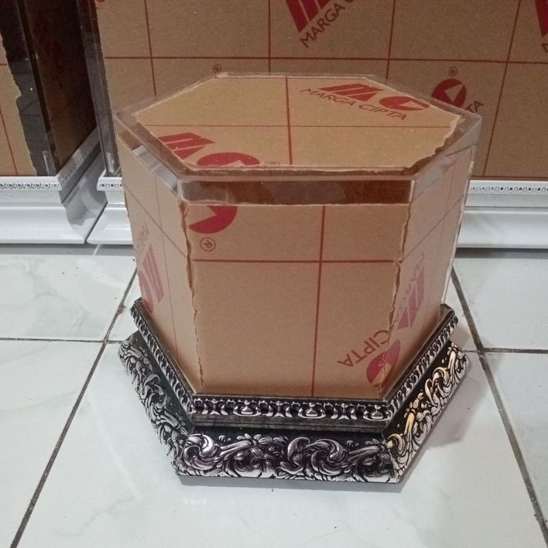 Kotak Hantaran Seserahan Lamaran Tunangan Pernikahan Model Hexagonal / Segienam