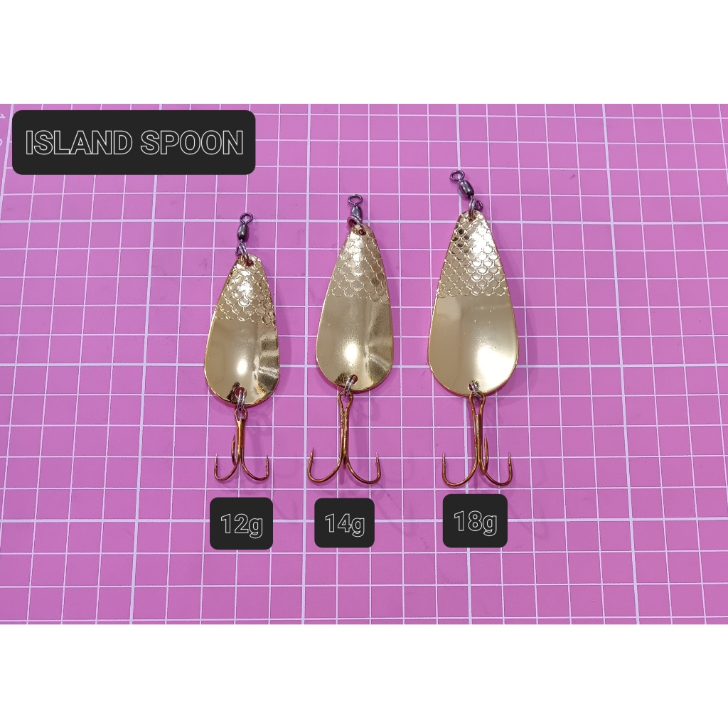 UMPAN AXZ ISLAND SPOON 7G 12G 14G 18G
