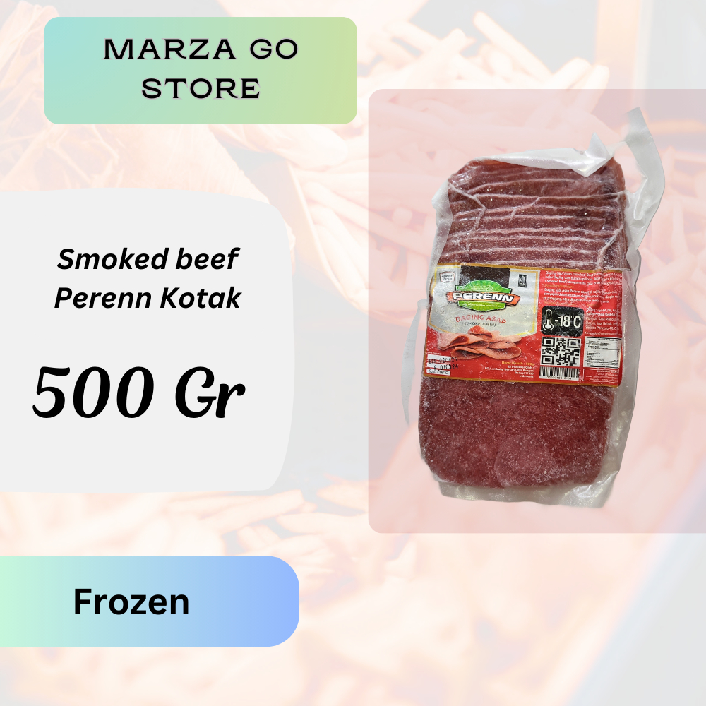 

SMOKED BEEF KOTAK PERENN 500 GRAM DAGING ASAP KOTAK PERENN 500 GR