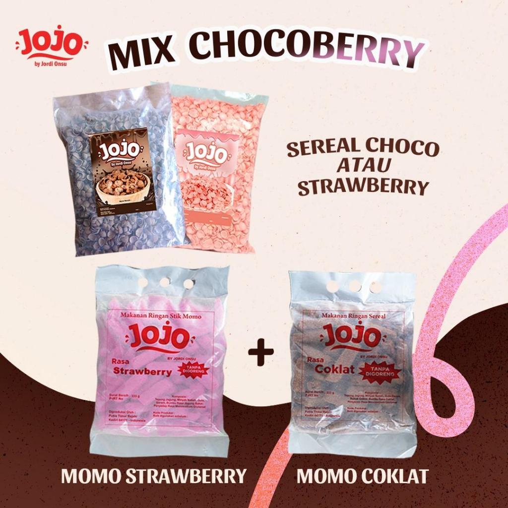 

[JRD] 3 PCS JOJO MIX CHOCOBERRY 500g DAN 500g SNACK MOMO 2 RASA