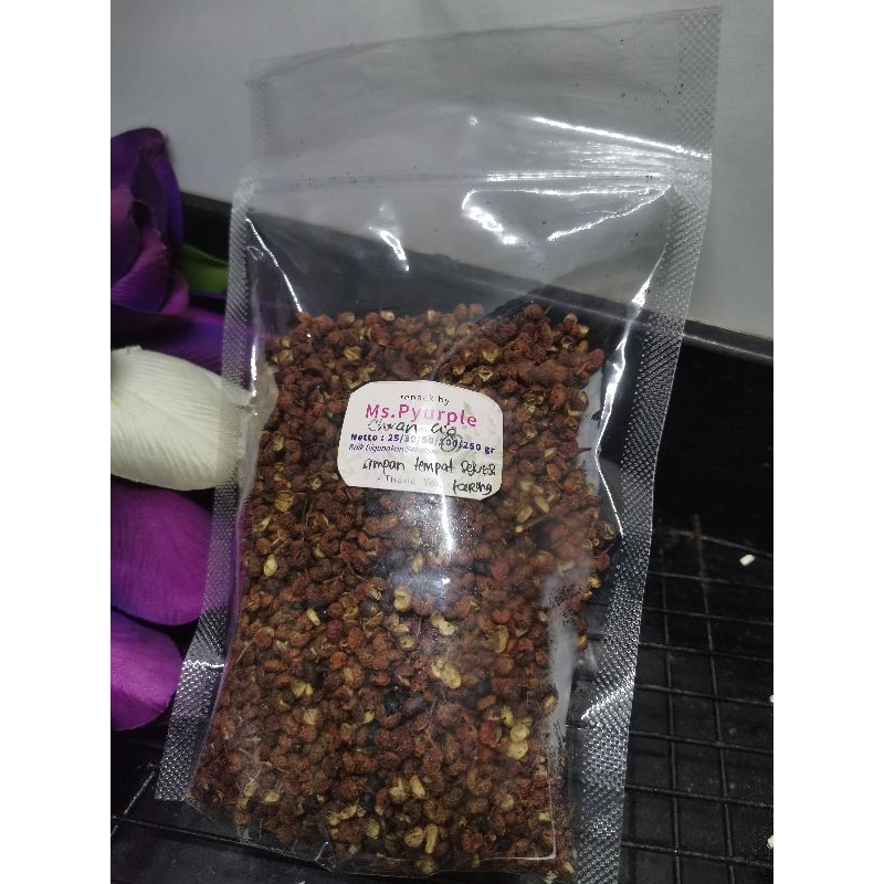 

100 gr chuan chio/ szechuan Pepper / hakong / Sichuan/ lada merah / andaliman bahan hekeng / mala chuancio sechuan