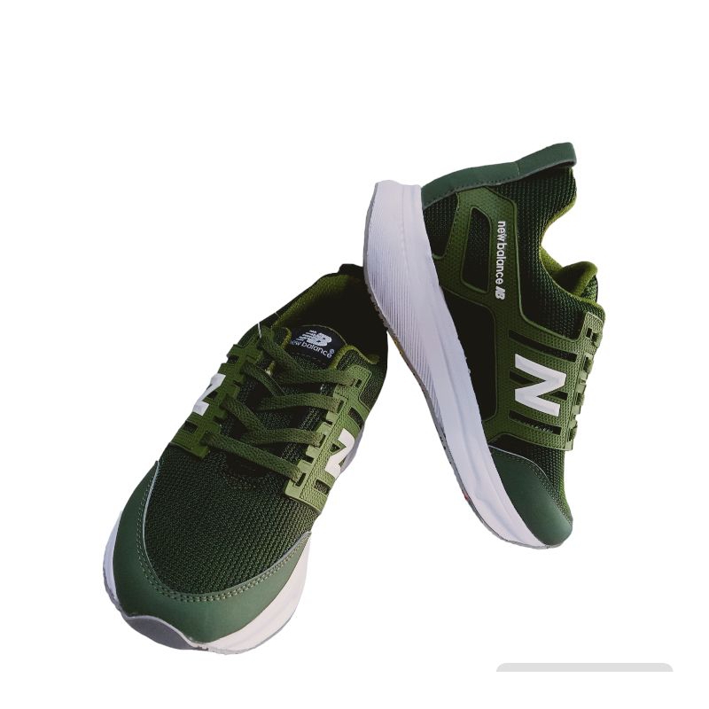 promo sepatu running new balance FRES from sepatu running pria wanita terbaru model hijau army origi