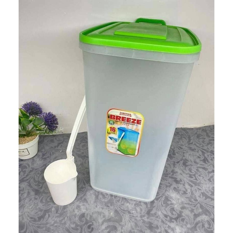 dispenser air es buah serbaguna/Tabitha breeze water Dispenser+gayung takar 16L & 10L/Toples es serb