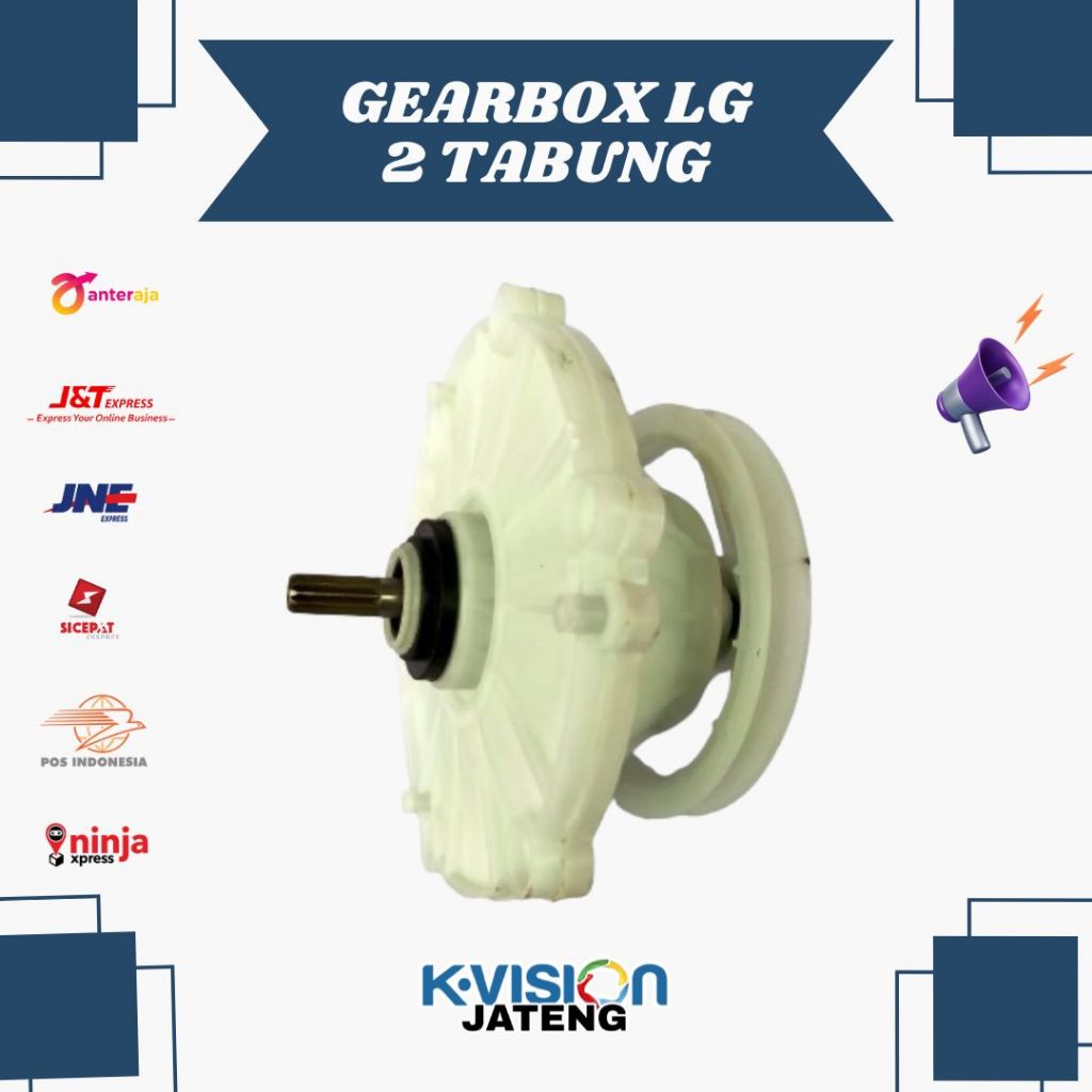 GEARBOX MESIN CUCI LG 2 TABUNG GEARBOS MESIN CUCI LG