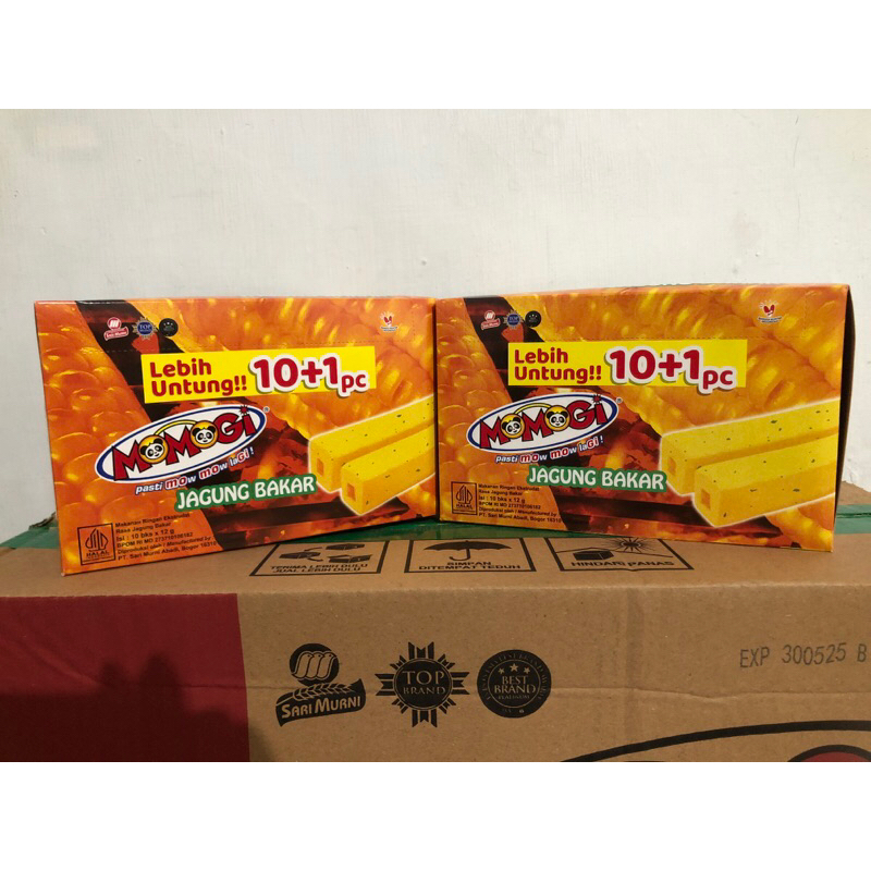 

Momogi 1box isi 10pcs + BONUS 1 @12gr