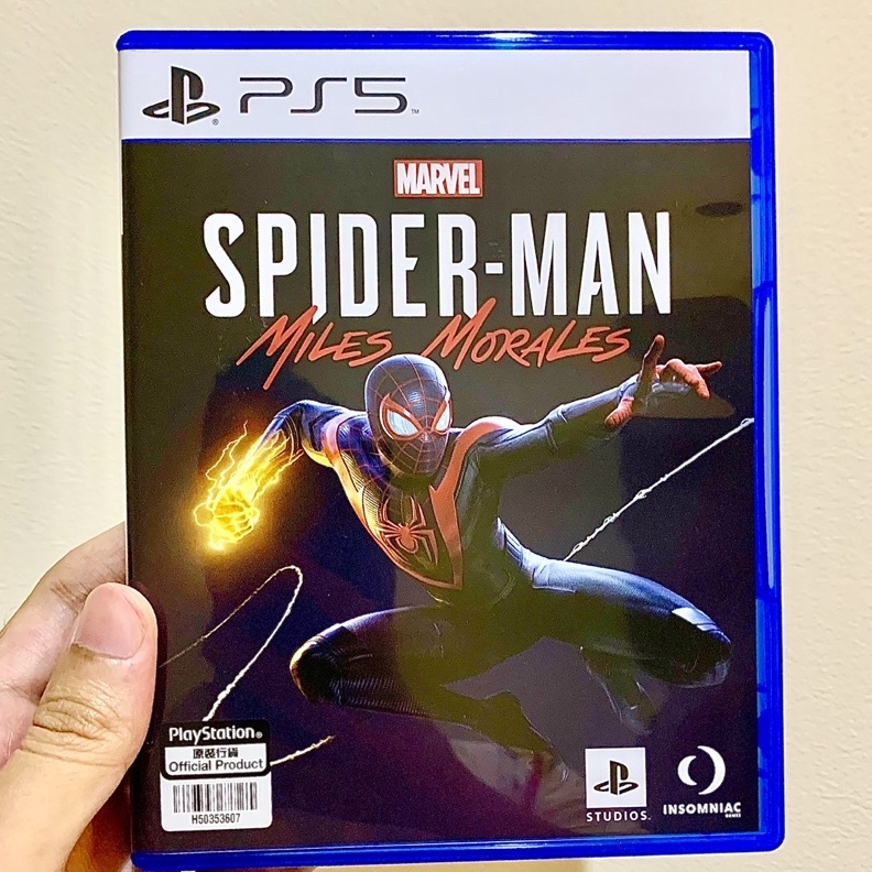 KODE V18P Spiderman Miles Morales PS5 Region 3 Asia Kaset Spiderman Milesmorales Playstation PS 5 Ma