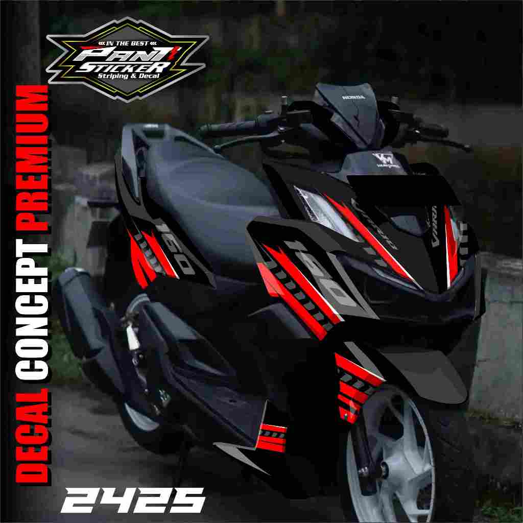 Decal New Vario 160 Fullbody- Dekal Sticker Motor Honda Vario 160 fullbody Custom Variasi