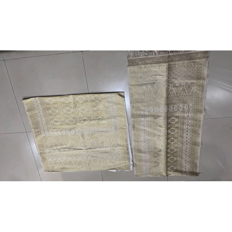 Preloved Songket Palembang - Putih
