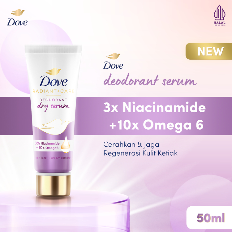 Dove Dry Serum Deodorant Serum Regenerate Care Collagen+Omega 6 50Ml