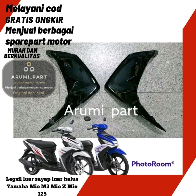 Legshield Sayap luar body depan samping kanan kiri Mio m3 Mio z Mio 125