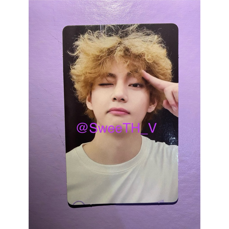 photocard official BTS - taehyung sowoozoo taehyung kribo SWZ kim taehyung