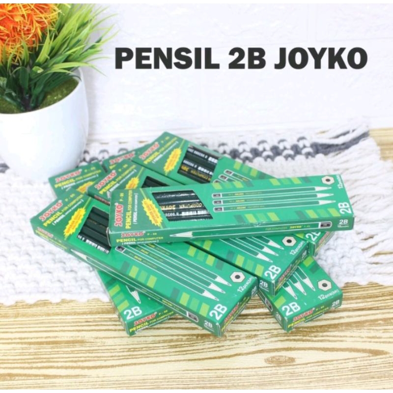 

pensil joyko hijau 2B (1pak isi 12pcs)