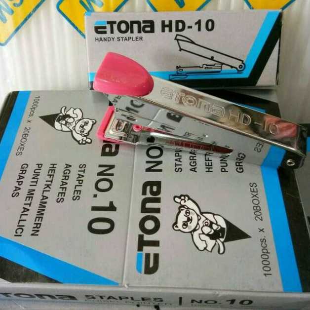 

READY STOCK HANDY STAPLER ETONA HD1STAPLES