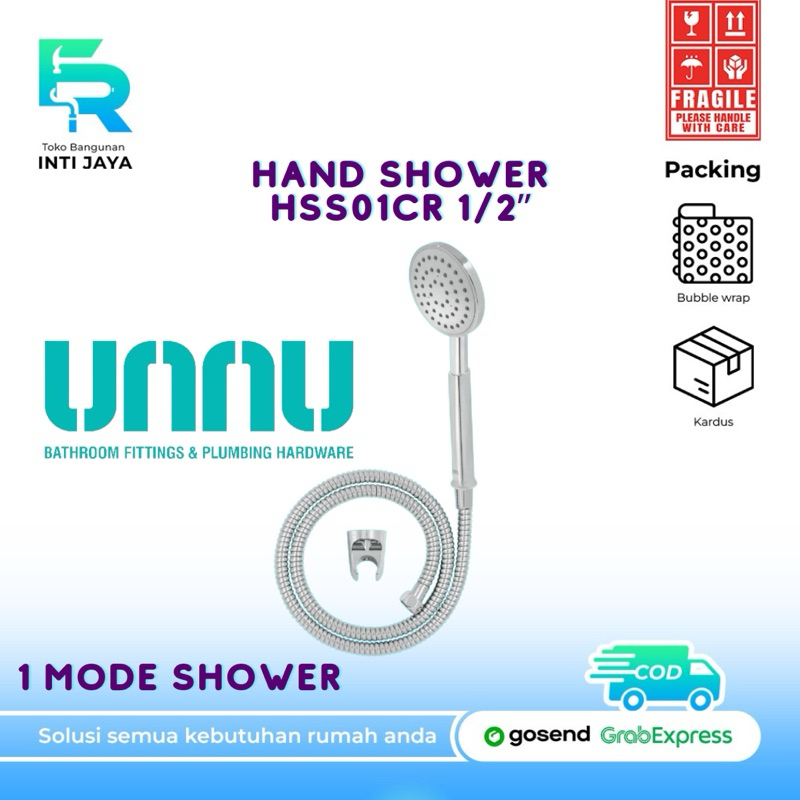 UNNU Hand Shower Unnu 1/2” - HSS01CR