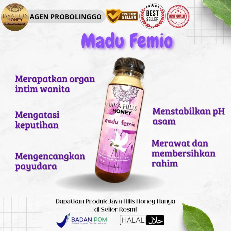 

Madu Femio Java Hills Honey Untuk Masalah Kewanitaan Meredakan Keputihan Melancarkan Haid Madu Promil Madu Herbal 320gram