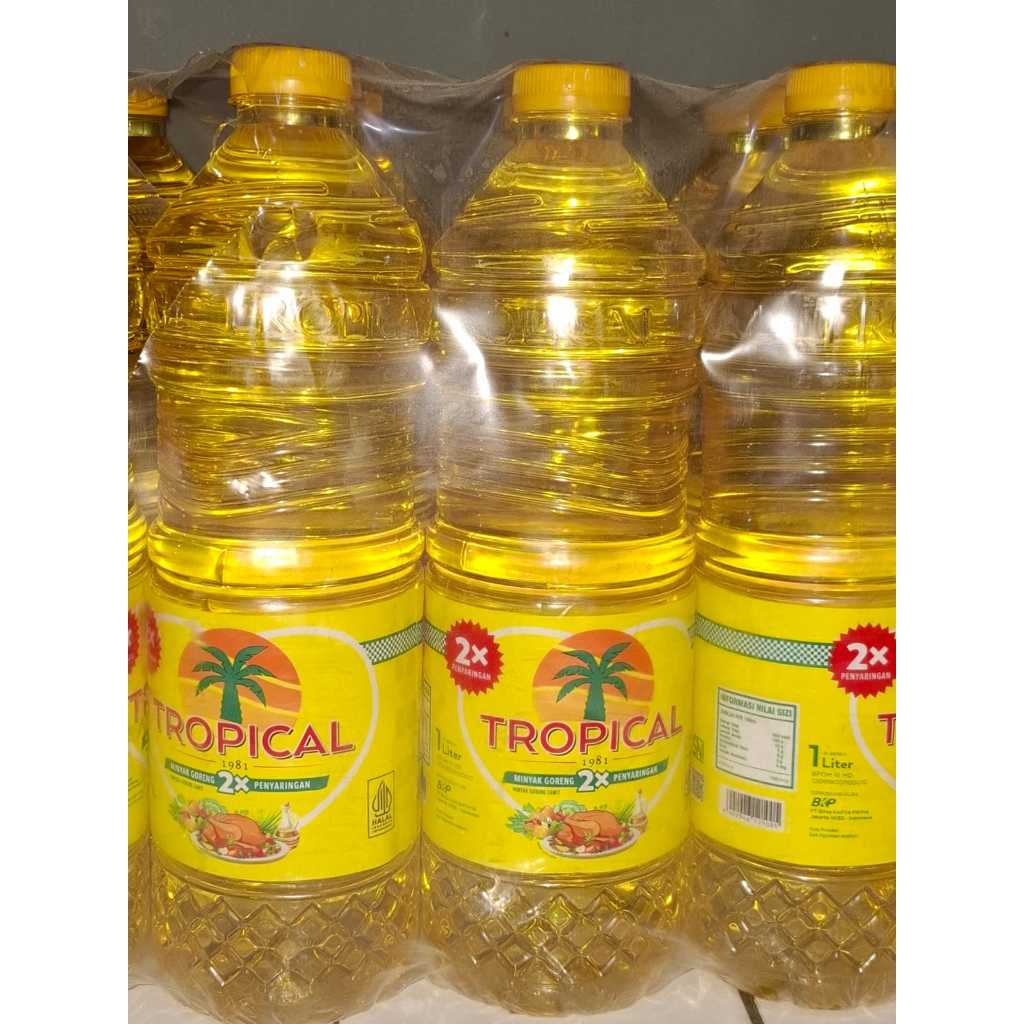 

Minyak Goreng Tropical Botol 1L (1 pack isi 12)