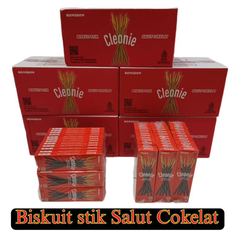 

1 Dus Cokelat Cleonie/Biskuit Salut coklat isi 6 pack