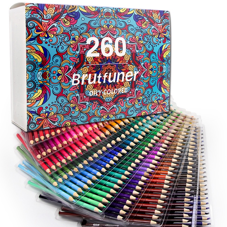 

26 Brutfuner Professional Oil Colored Pencil Wood Colored Pencils Drawing n Y7P7