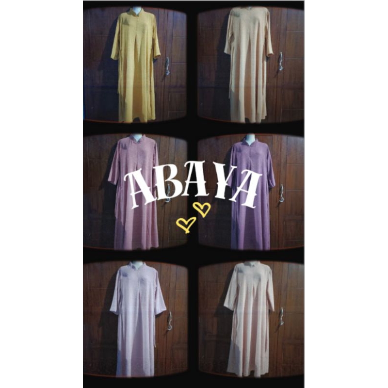 [BEST SELLER] Daily Polos Long Busui /GamisSimple Abaya/Long Daily / Gamis abaya Lengan panjang PJ 1