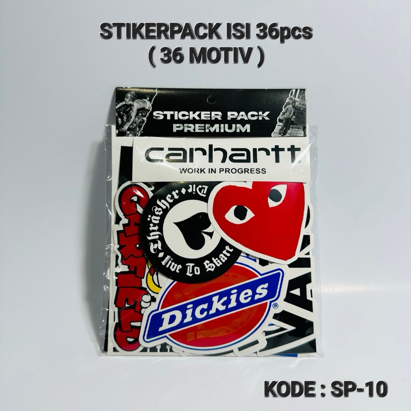 

Stiker pack , Sticker pack brand clothing hypebeast premium best quality - bandung merch sticker