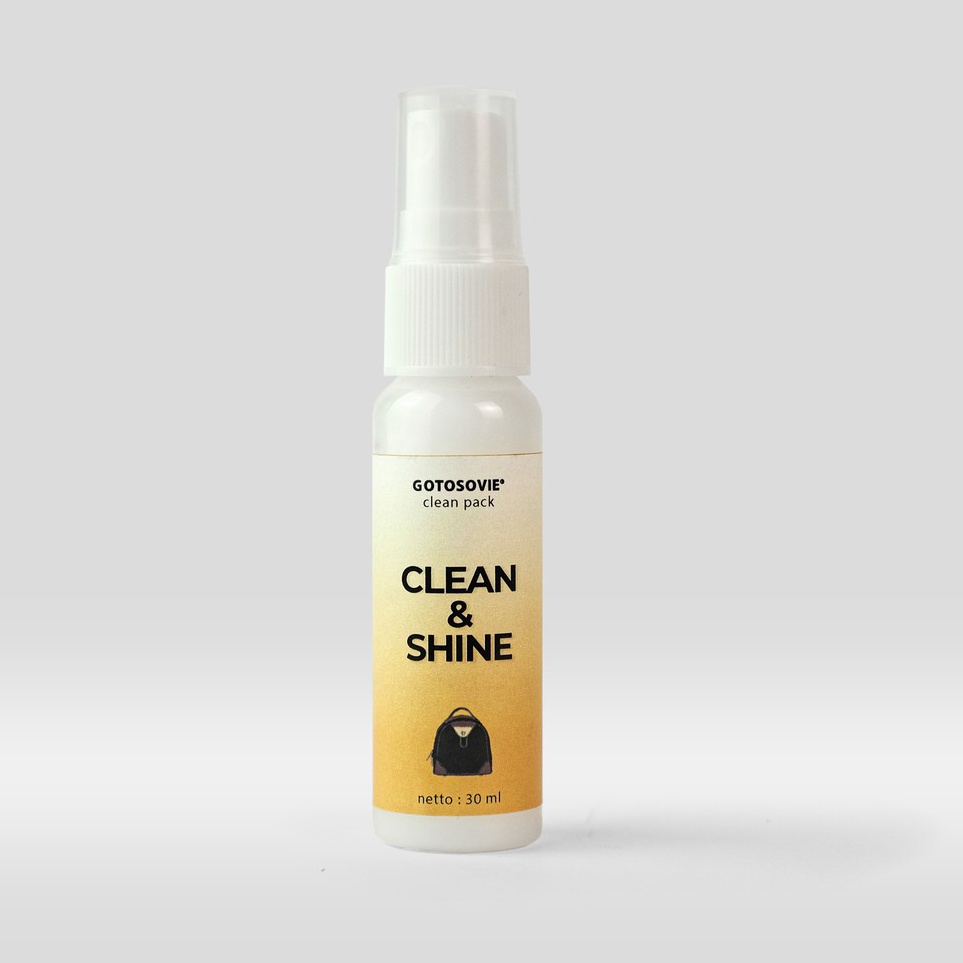 KODE L82U Gotosovie Pembersih Tas  Sepatu Kulit Bag Cleaner Clean  Shine 3ml