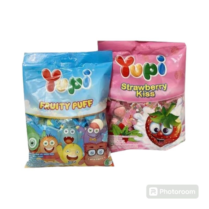 

Permen Yupi Fruity Puff / Strawberry Kiss 120gr