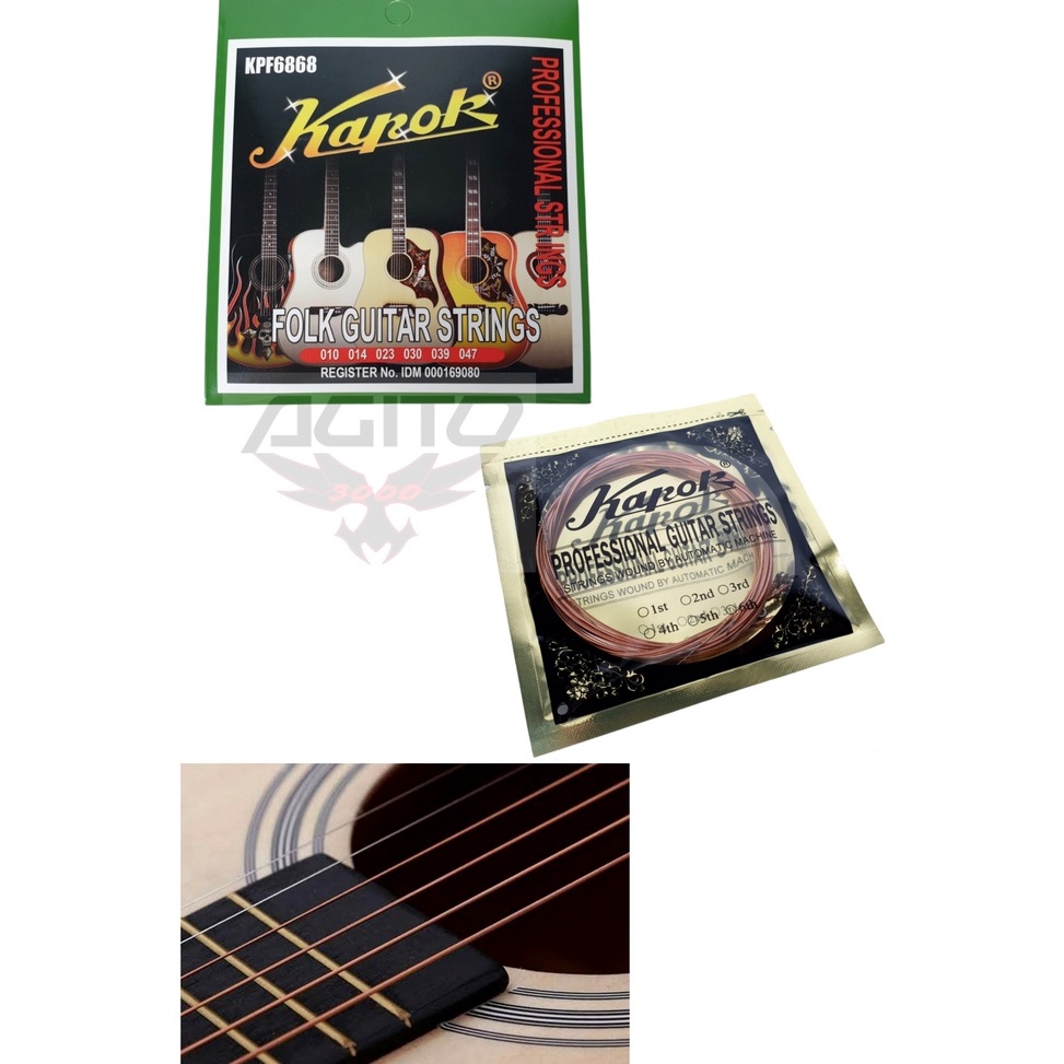 KODE J1C Senar atau Tali Gitar Akustik Kapok KPF 6868 ORI