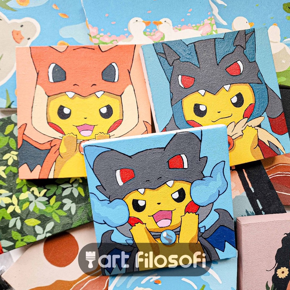 

Paint By Number 2x2cm DIY Kit d F3P9