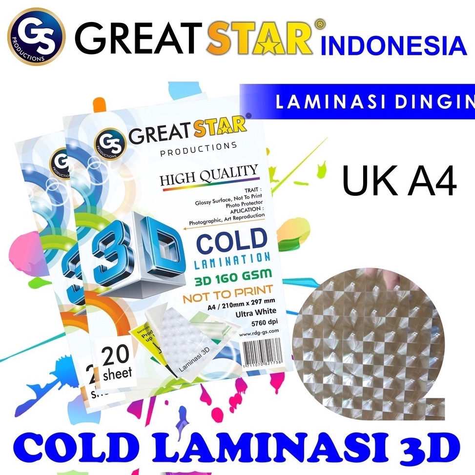 

COLD LAMINATION 3D UK A4 v N5R3