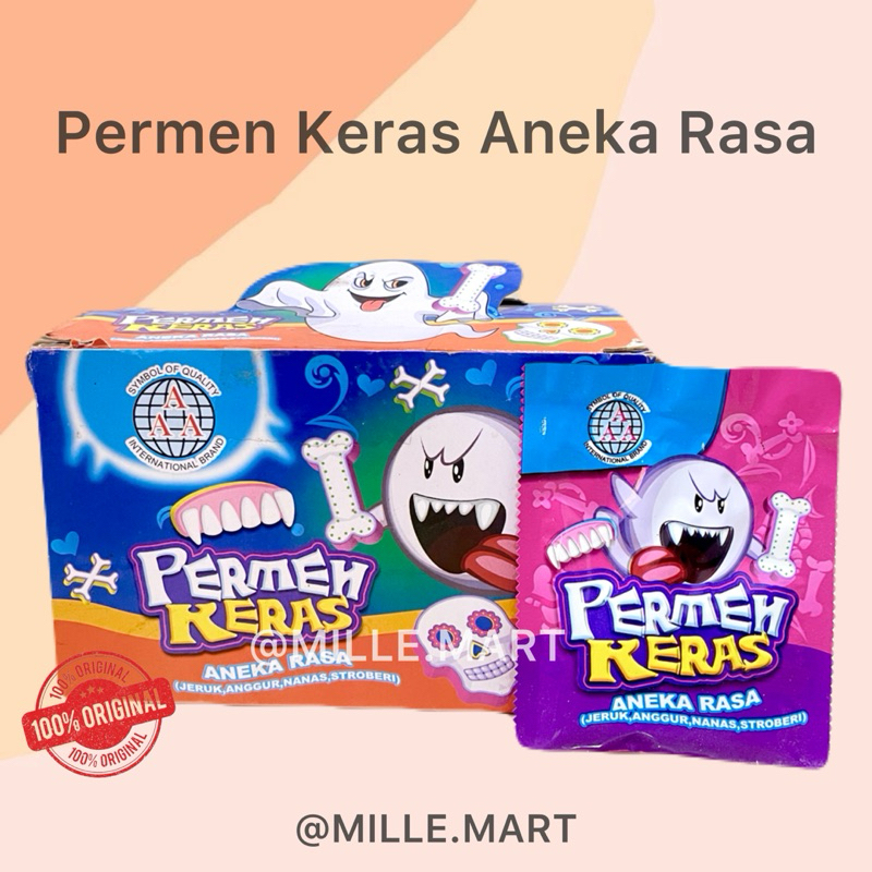 

PERMEN KERAS GHOST AAA/ PERMEN BONE BENTUK TULANG ANEKA RASA ISI 30 PCS