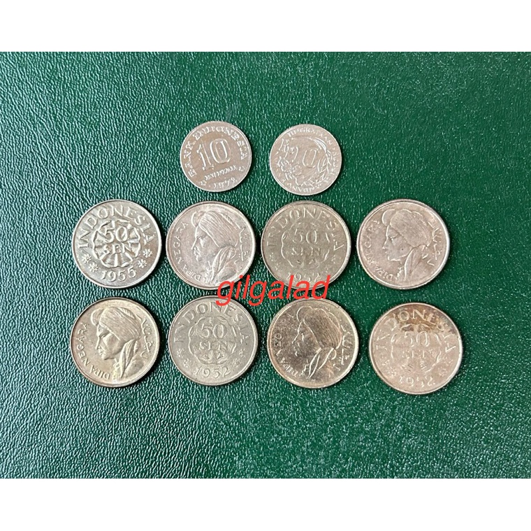 KODE P76X PAKET MAHAR NIKAH 24 RUPIAH KOIN 8 kpg 5 Sen Dipo  2 Kpg 1 Rp Kancing