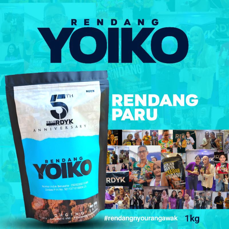 

1Kg RENDANG YOIKO PARU (BASAH) ASLI PADANG ASLI PADANG