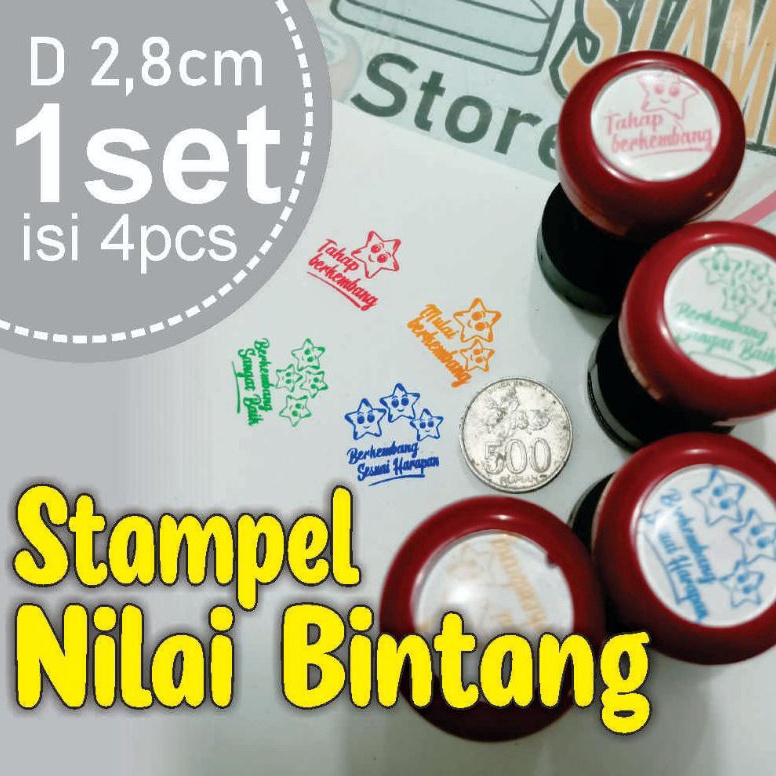 

STAMPEL PENILAIAN BINTANG1SET4PCSD28cmREQUESKATA n Q2B8