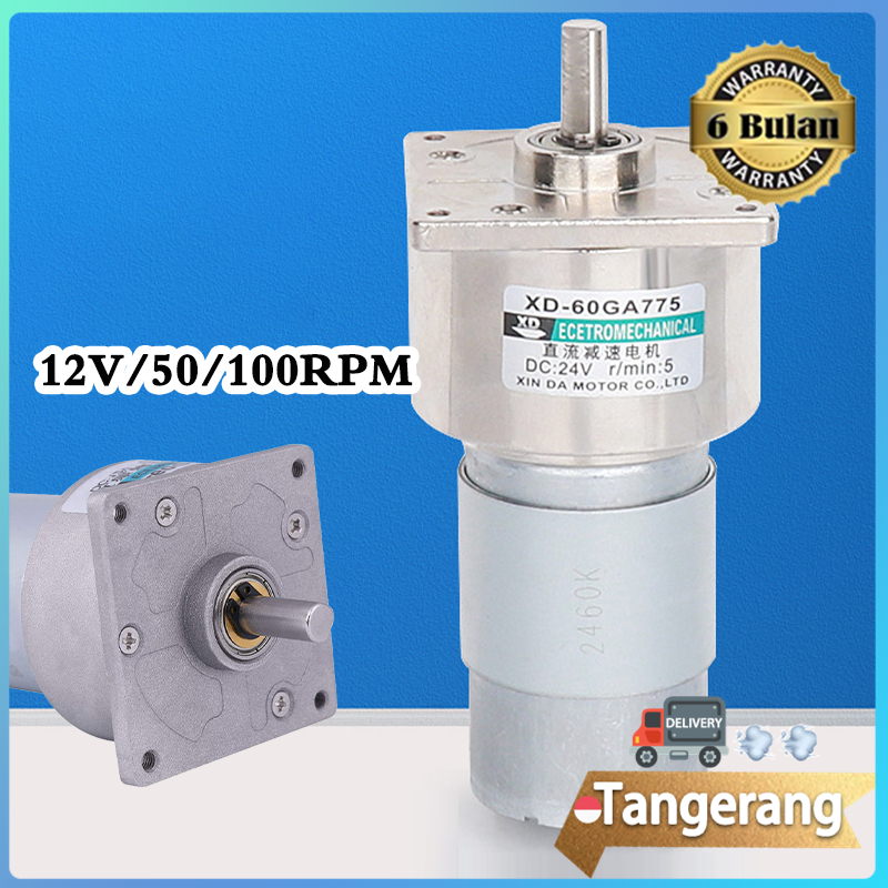 Motor DC 60GA775 Gear Box XD-60GA775 Gir Box 50-RPM / 100-RPM