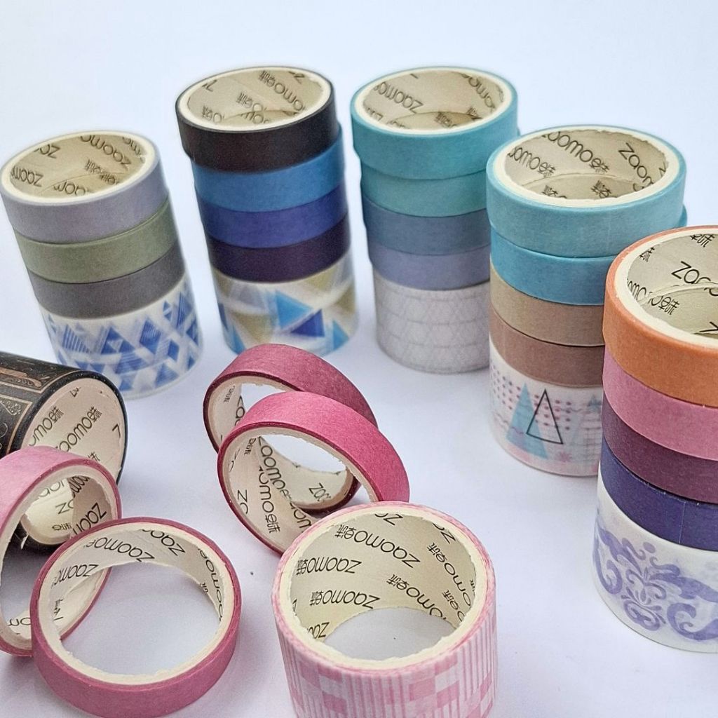 

DAHSYAT FOMO Washi Tape SET 1 ROLL Decoration Aesthetic Jurnal DIY