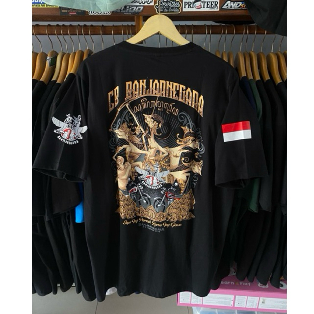 KAOS ACARA ANNIVERSARI CB BANJARNEGARA 2024 FREE KUPON UNDIAN // BAJU PRIA - COMBED 24s - SABLON PLA