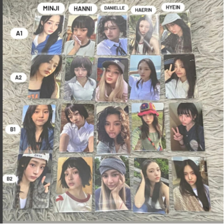 [ READY STOCK ] OFFICIAL PHOTOCARD  PC NEW JEANS HAERIN HANNI DANIELLE MINJI HYEIN HOW SWEET LINE FR