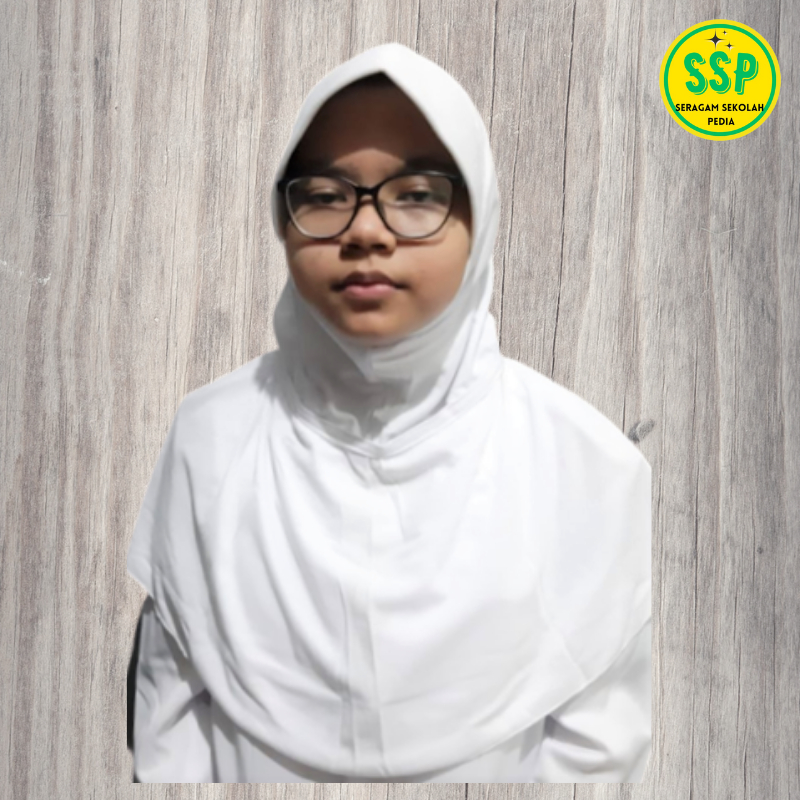 bergo anak sd al azhar model rabbani warna putih polos