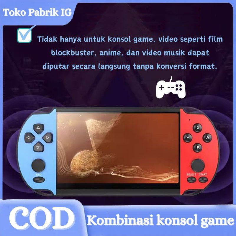 Konsol game Super PSP saku Mario arcade genggam dua pemain Pokémon FC anak-anak KOF