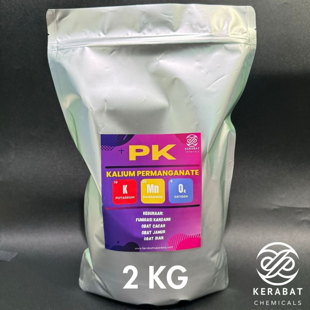 2 Kg Serbuk PK Kalium Permanganat Obat Cacar Kulit dan Fumigasi Kandang