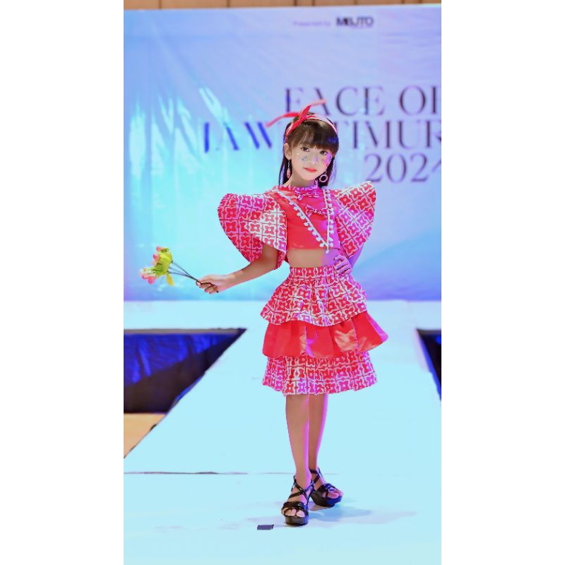 SEWA BAJU FASHION SHOW ANAK PINK/BATIK/VALENTINE