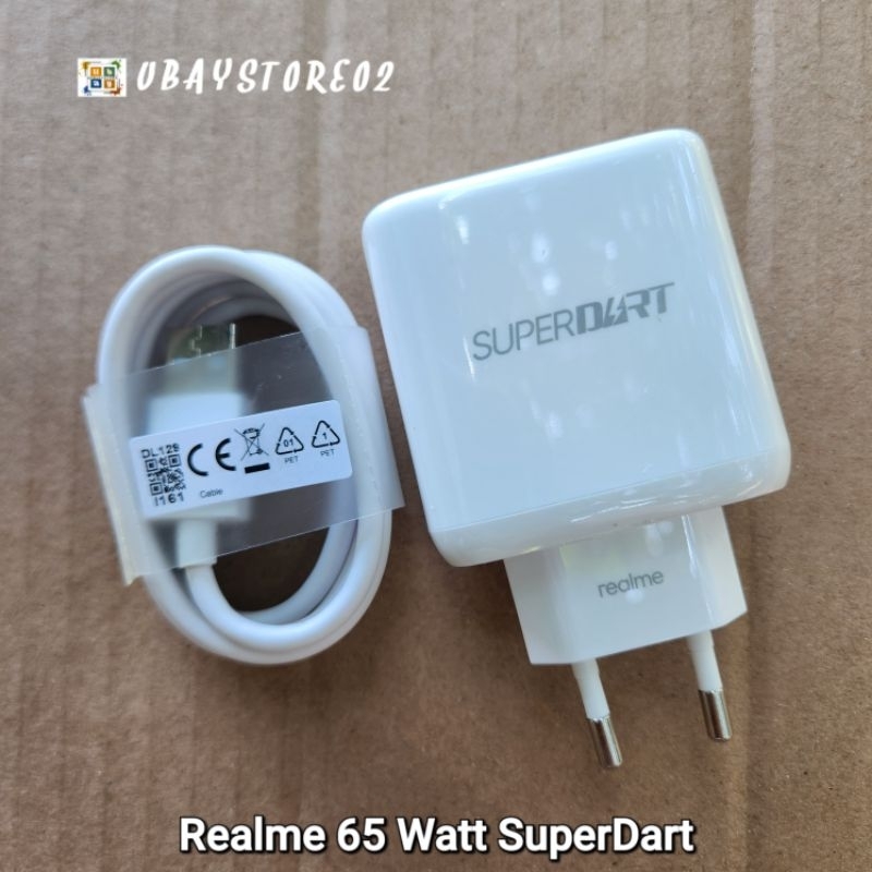 Charger Realme 8 Pro 65 Watt SUPERDART Original 100% Cabutan