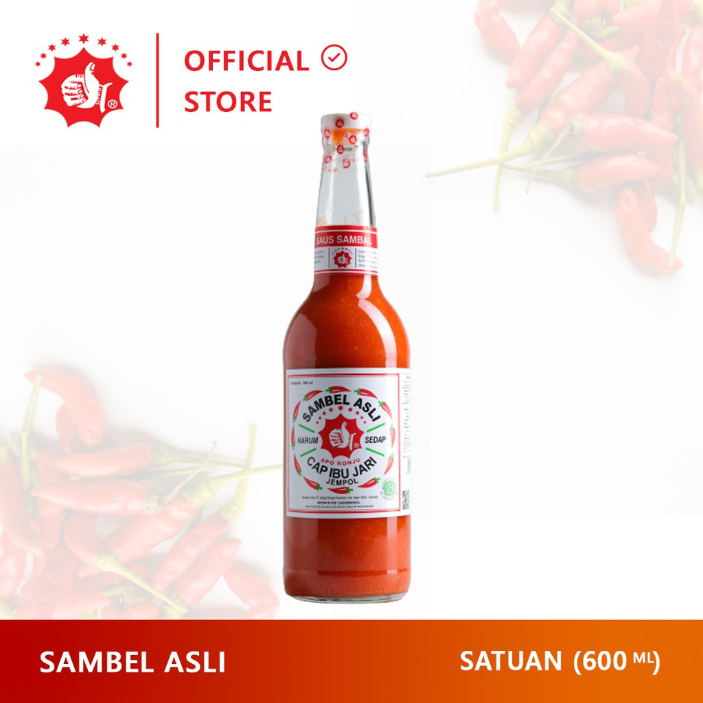 

SAUS SAMBAL ASLI CAP IBU JARI JEMPOL 600ml