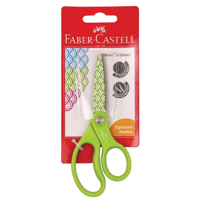 

TBMO MOTIF SCISSORS FABER-CASTEL BLUE/PINK/GREEN