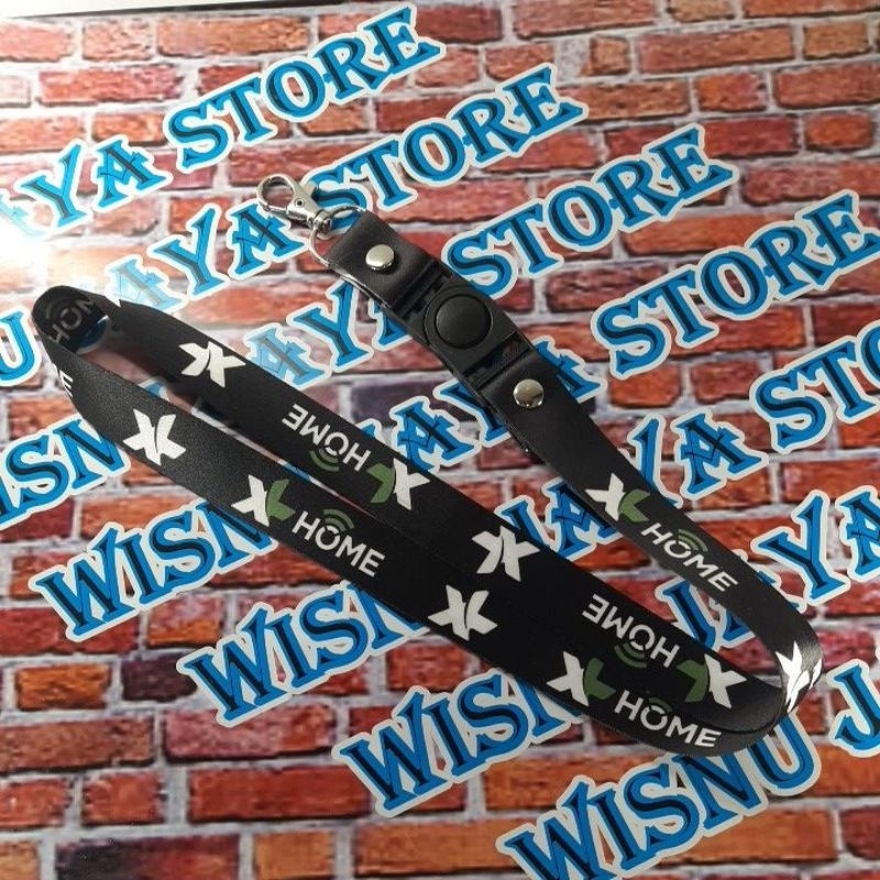 

lanyard tali idcard layer tali gantungan xl home hitam