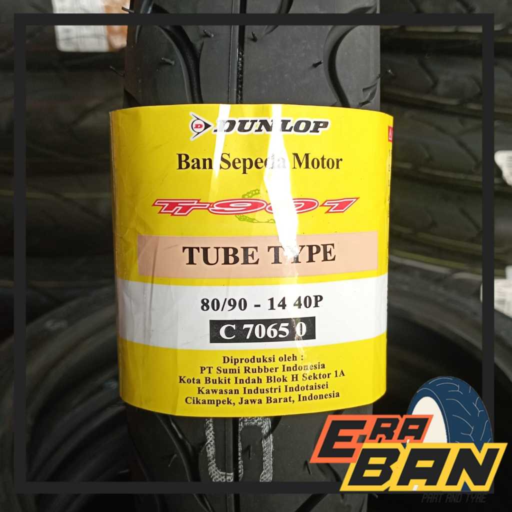 BAN LUAR DUNLOP TT 901 80 90 RING 14 TUBETYPE