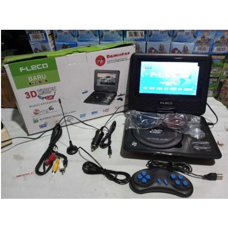 DVD PORTABEL DVD TV dan bisa buat game USB PORTABLE