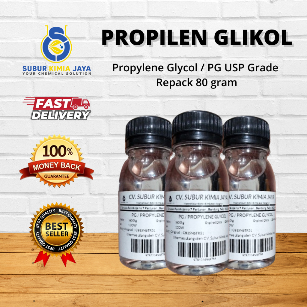 

Propylene Glycol / PG / Propilen Glikol 80 gr Premium