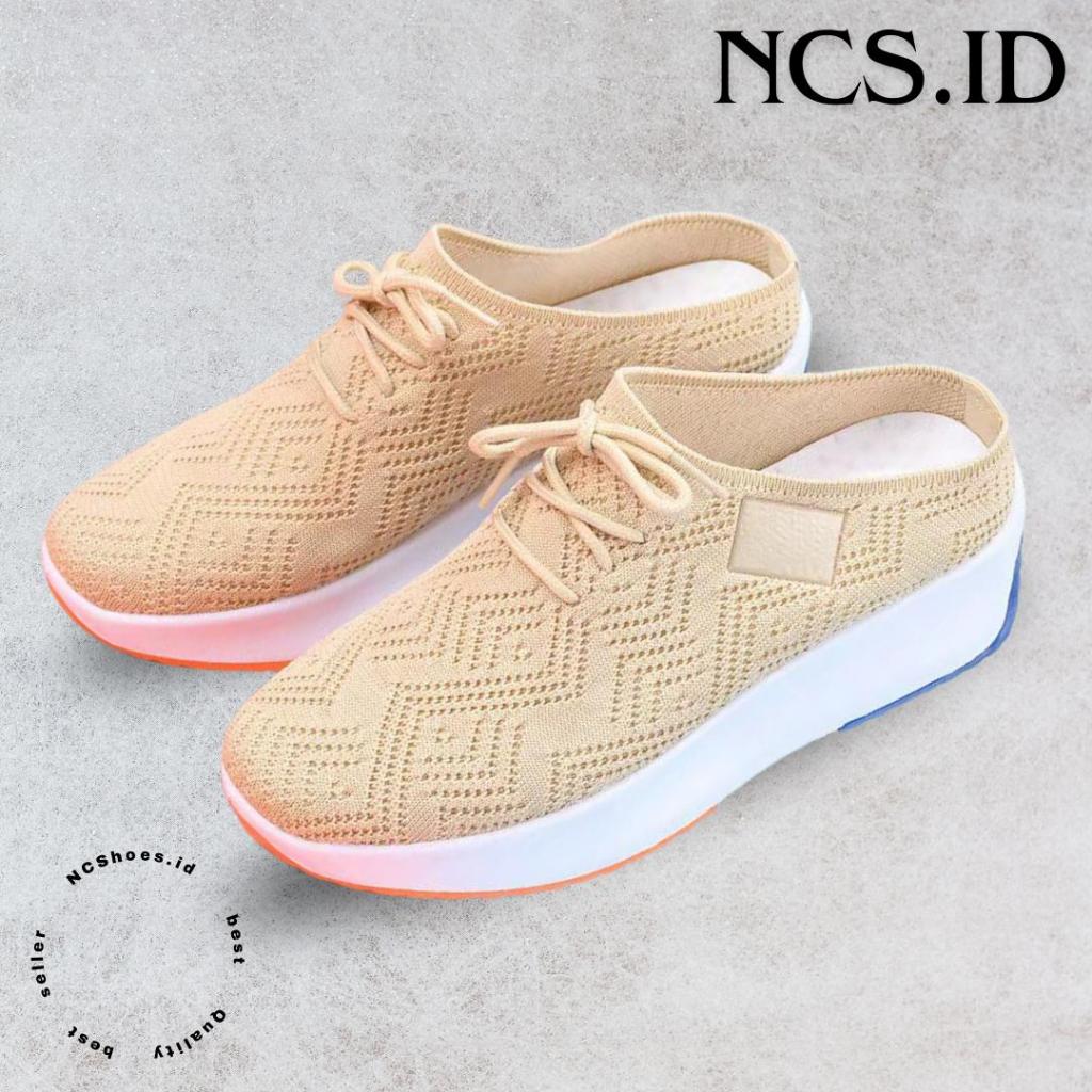 NCS Bibi Sepatu Wedges Import Wanita JN3123 Quality Premium